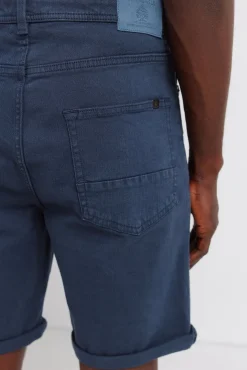 Best Springfield Bermuda 5 poches coupe slim délavée