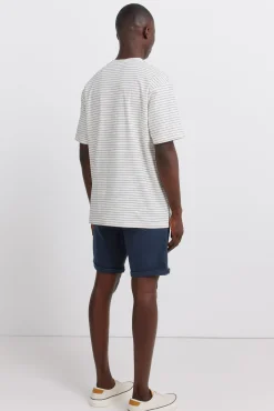 Best Springfield Bermuda 5 poches coupe slim délavée