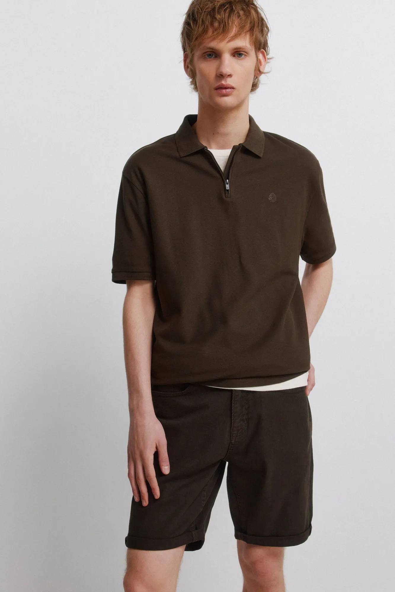 Springfield Bermuda 5 poches lavée slim fit