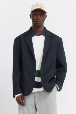 Sale Springfield Blazer à rayures diplomates bleu