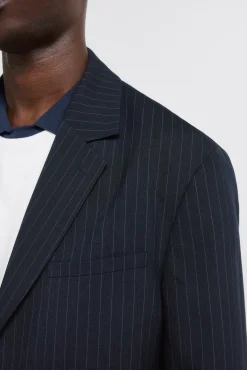 Sale Springfield Blazer &agrave; rayures diplomates bleu