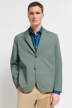Discount Springfield Blazer en coton vert