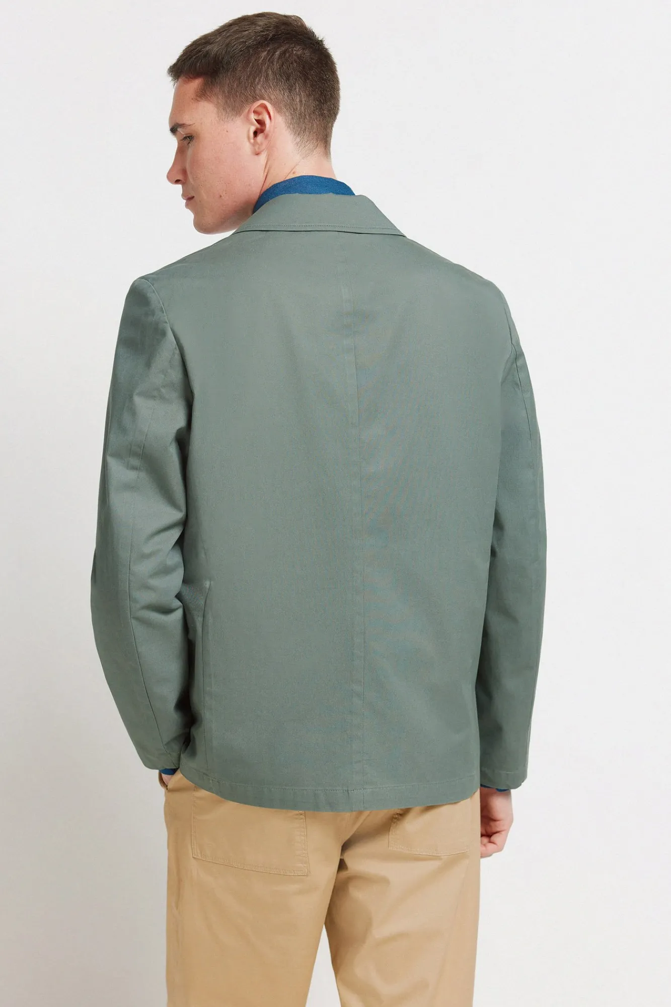 Discount Springfield Blazer en coton vert