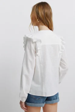 New Springfield Blouse à volume et volants