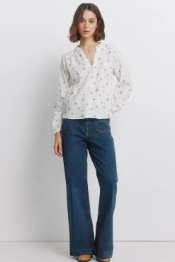 Discount Springfield Blouse manche longue marron