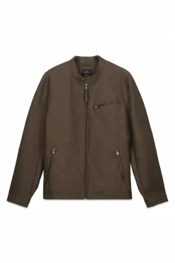 Discount Springfield Blouson effet cuir nude