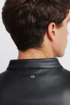 Hot Springfield Blouson effet cuir noir