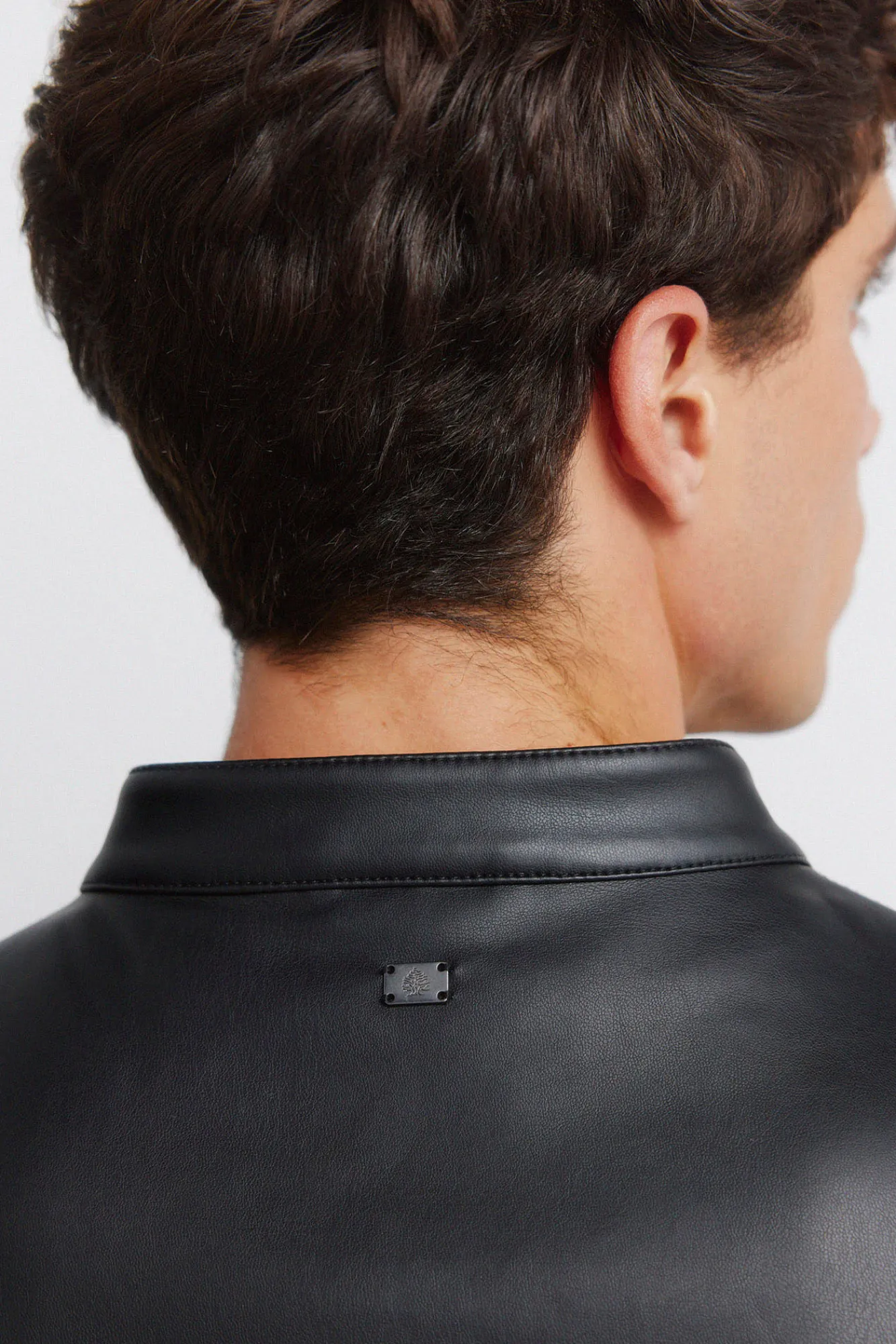 Hot Springfield Blouson effet cuir noir