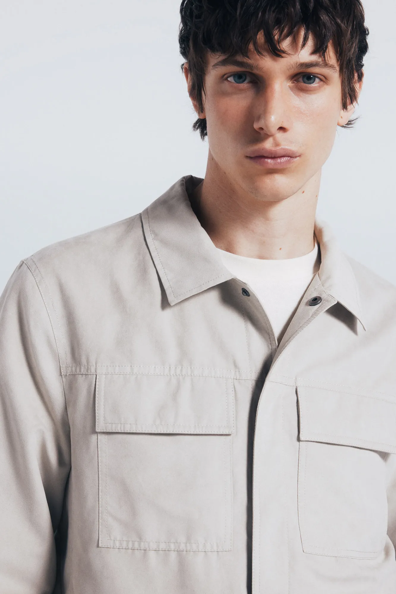 Clearance Springfield Blouson effet daim nude