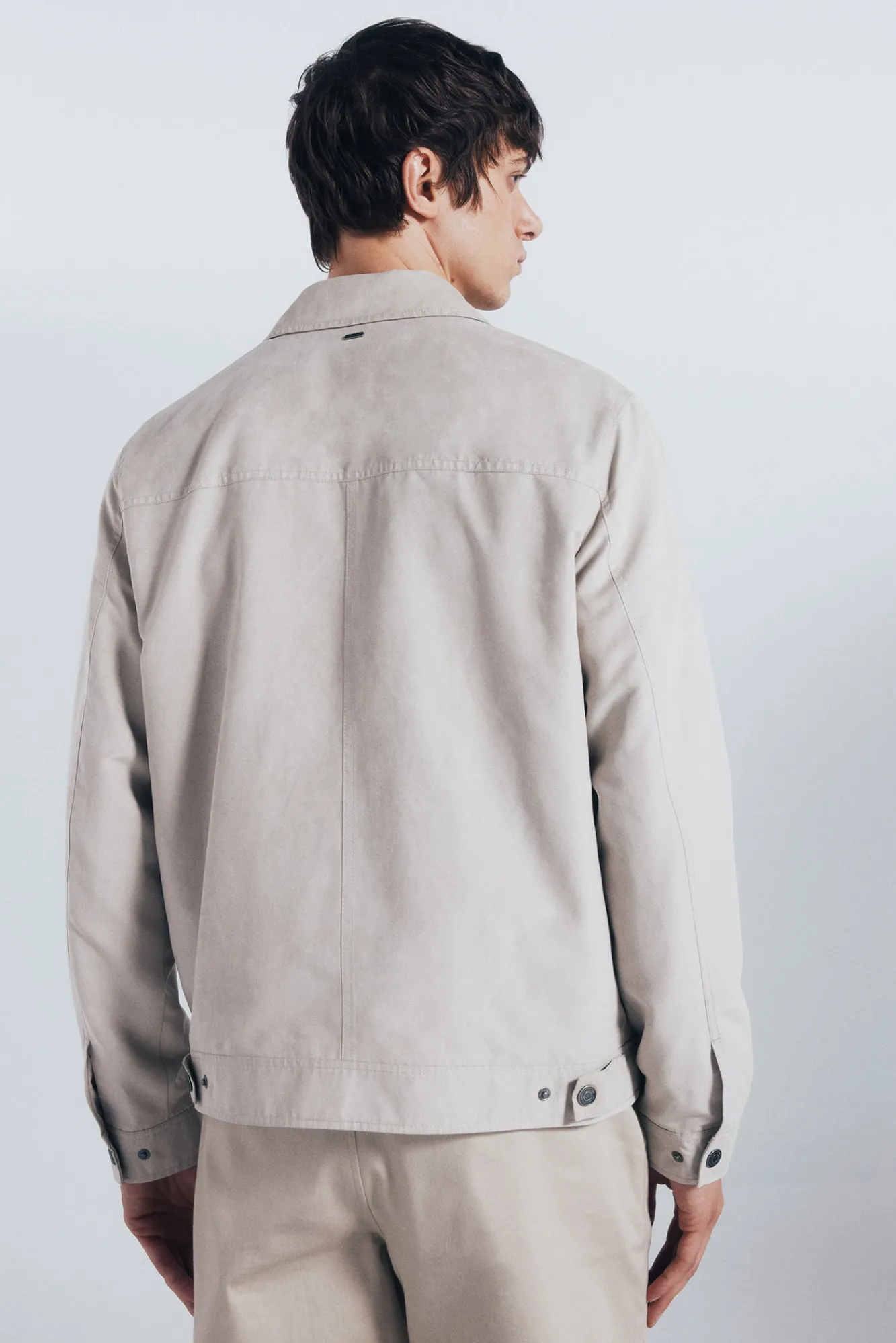 Clearance Springfield Blouson effet daim nude