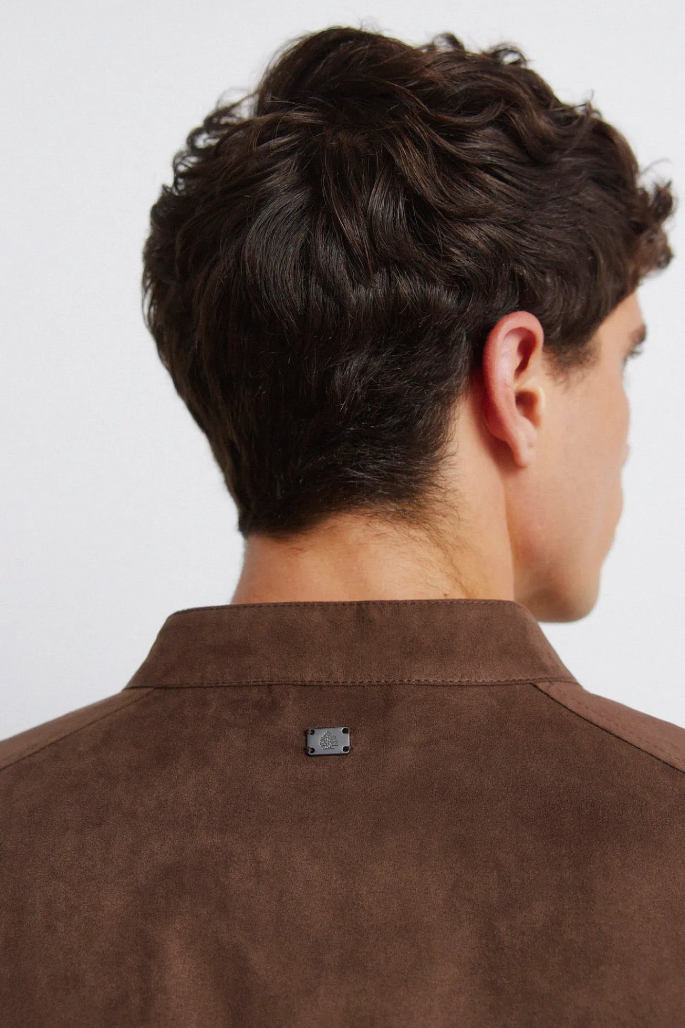 Sale Springfield Blouson effet daim nude