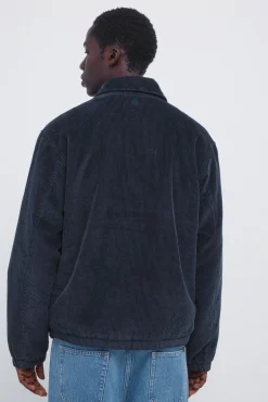 Best Springfield Blouson en velours côtelé bleu