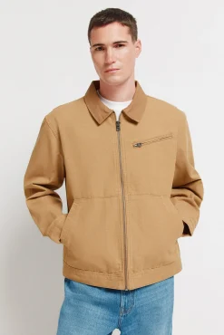 Clearance Springfield Blouson lav&eacute; &agrave; contraste en coton