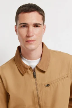 Clearance Springfield Blouson lav&eacute; &agrave; contraste en coton