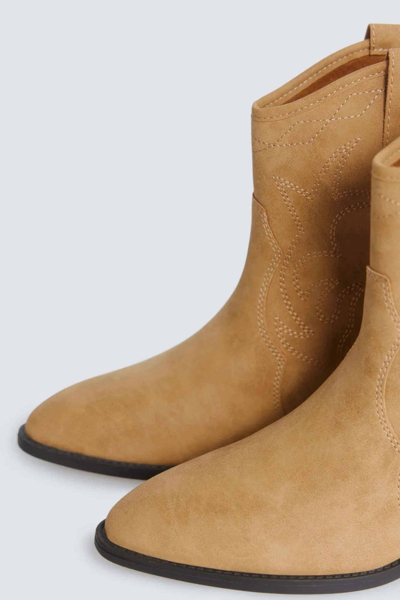 Online Springfield Bottes cowboy effet daim marron