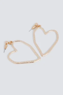 Online Springfield Boucles d'oreilles c&oelig;ur imprimé