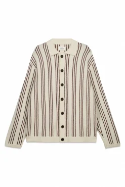Discount Springfield Cardigan à rayures fantaisie blanc