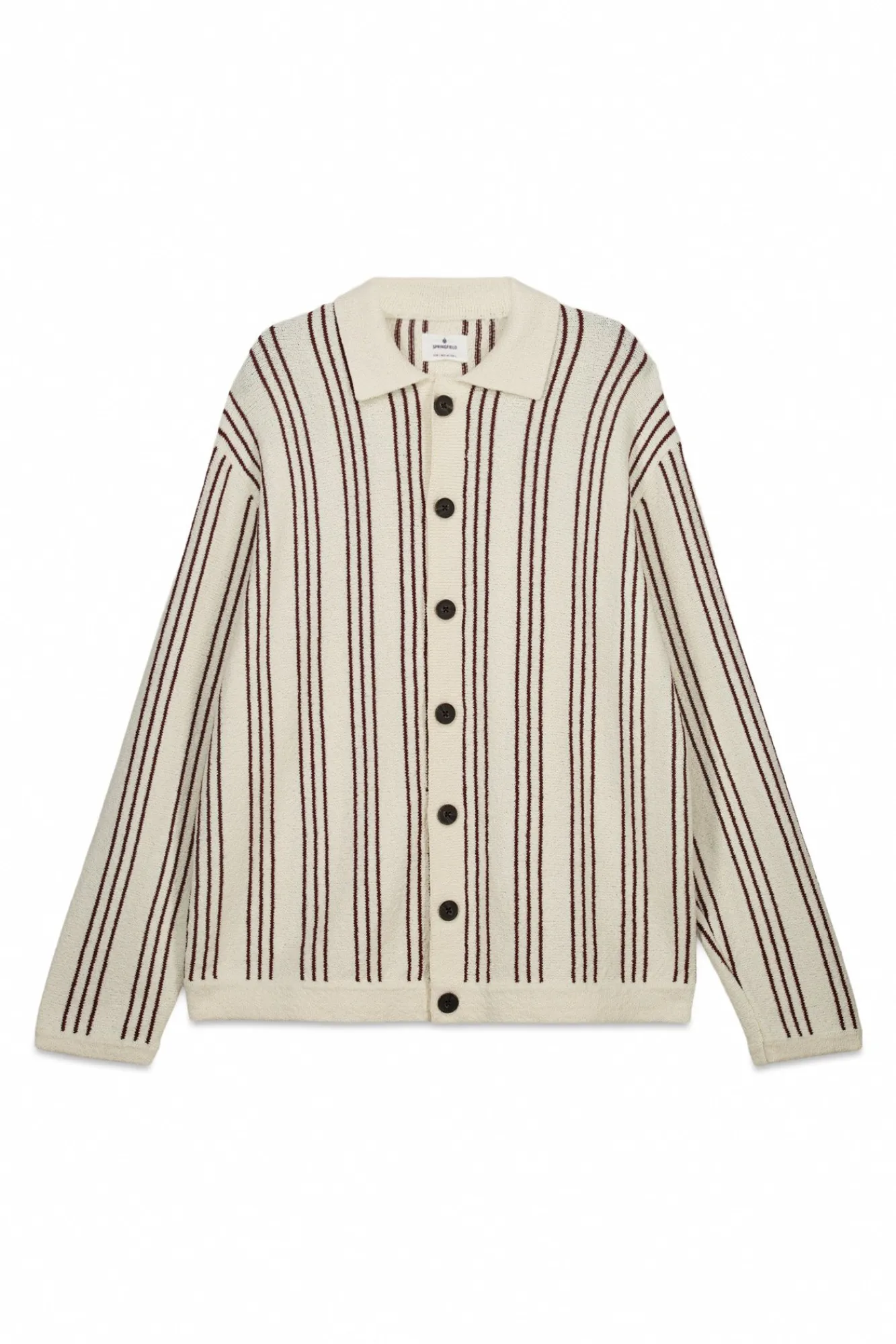 Discount Springfield Cardigan à rayures fantaisie blanc