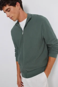 New Springfield cardigan structur&eacute; uni