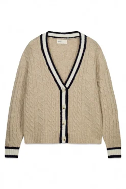 Sale Springfield Cardigan torsadé bleu