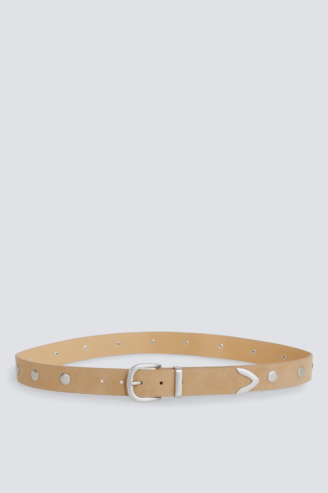 Outlet Springfield Ceinture à clous en daim camel