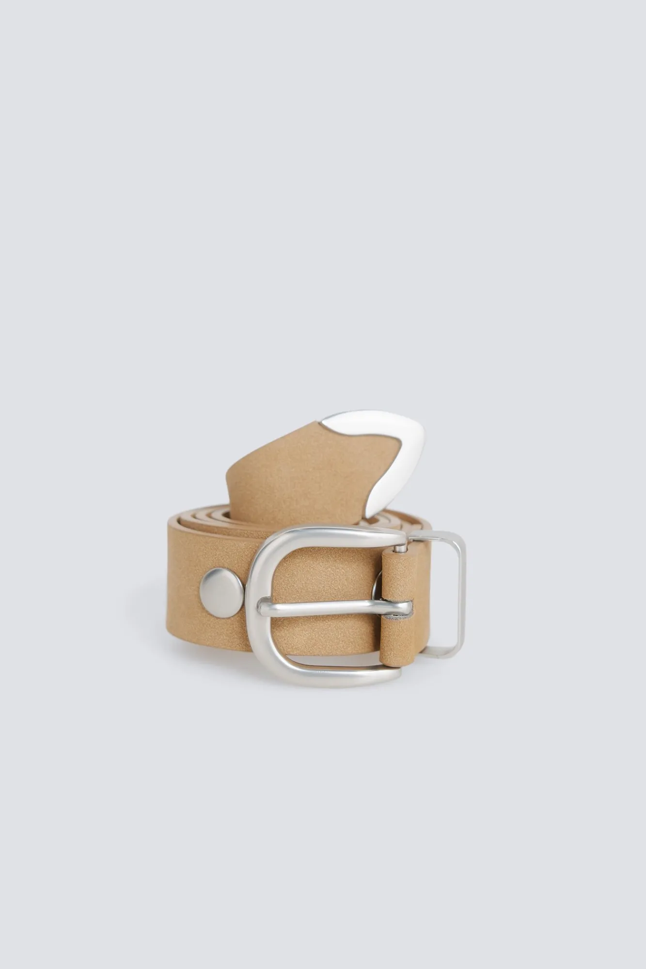 Outlet Springfield Ceinture à clous en daim camel