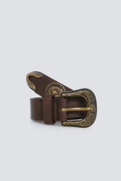 Springfield Ceinture cowboy m&eacute;tallique nude