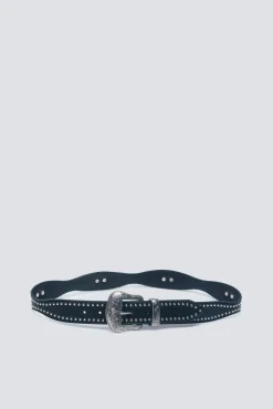 Sale Springfield Ceinture de cow-boy clout&eacute;e noir