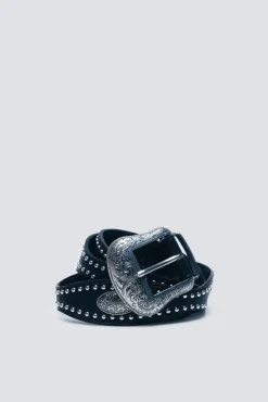 Sale Springfield Ceinture de cow-boy clout&eacute;e noir