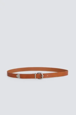 Sale Springfield Ceinture effet cuir vison