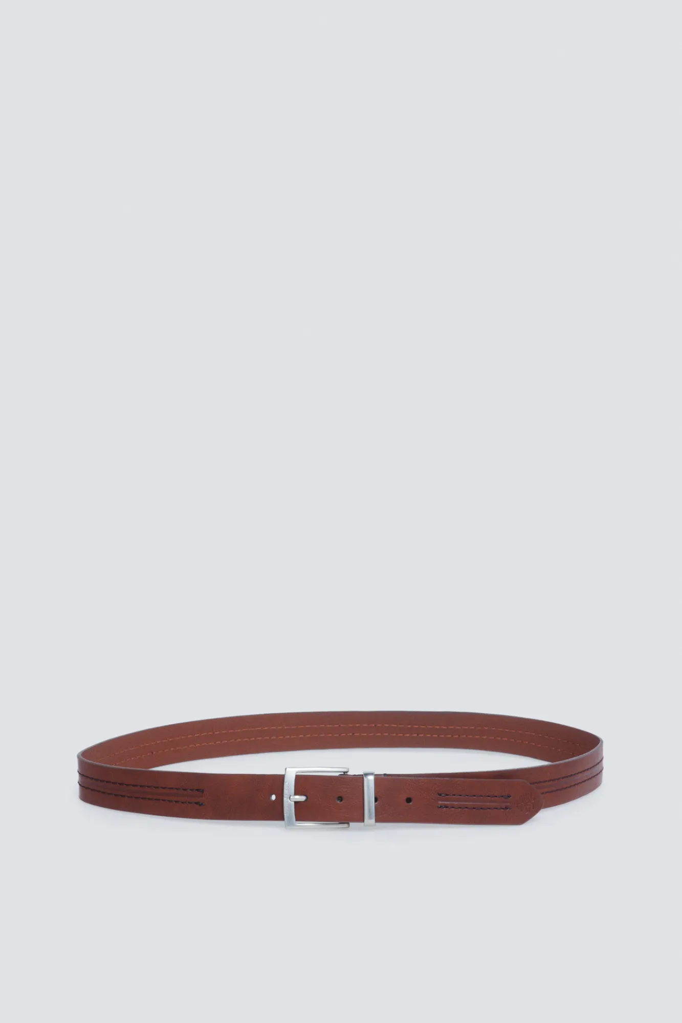 Discount Springfield Ceinture effet cuir avec couture centrale vison