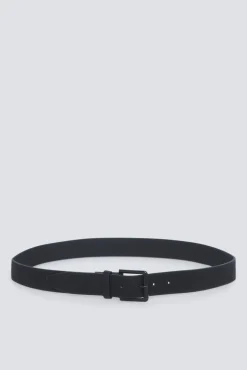 Best Springfield Ceinture effet cuir boucle métallique noir