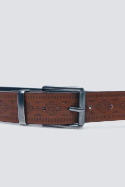 Outlet Springfield Ceinture effet cuir ethnique vison