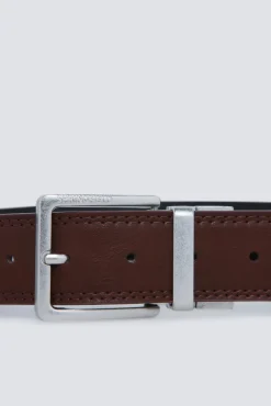 Hot Springfield Ceinture effet cuir r&eacute;versible