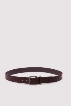 Discount Springfield Ceinture effet cuir surpiqûres vison
