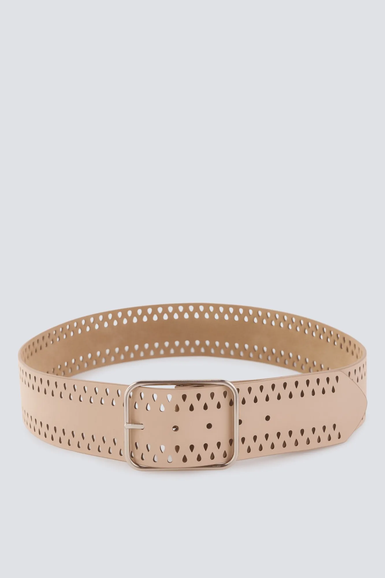 Online Springfield Ceinture large en daim camel