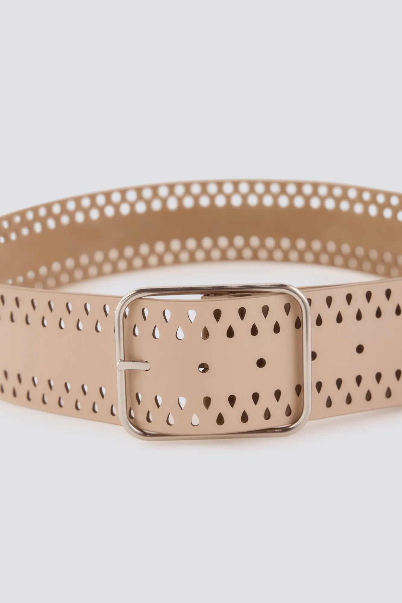 Online Springfield Ceinture large en daim camel