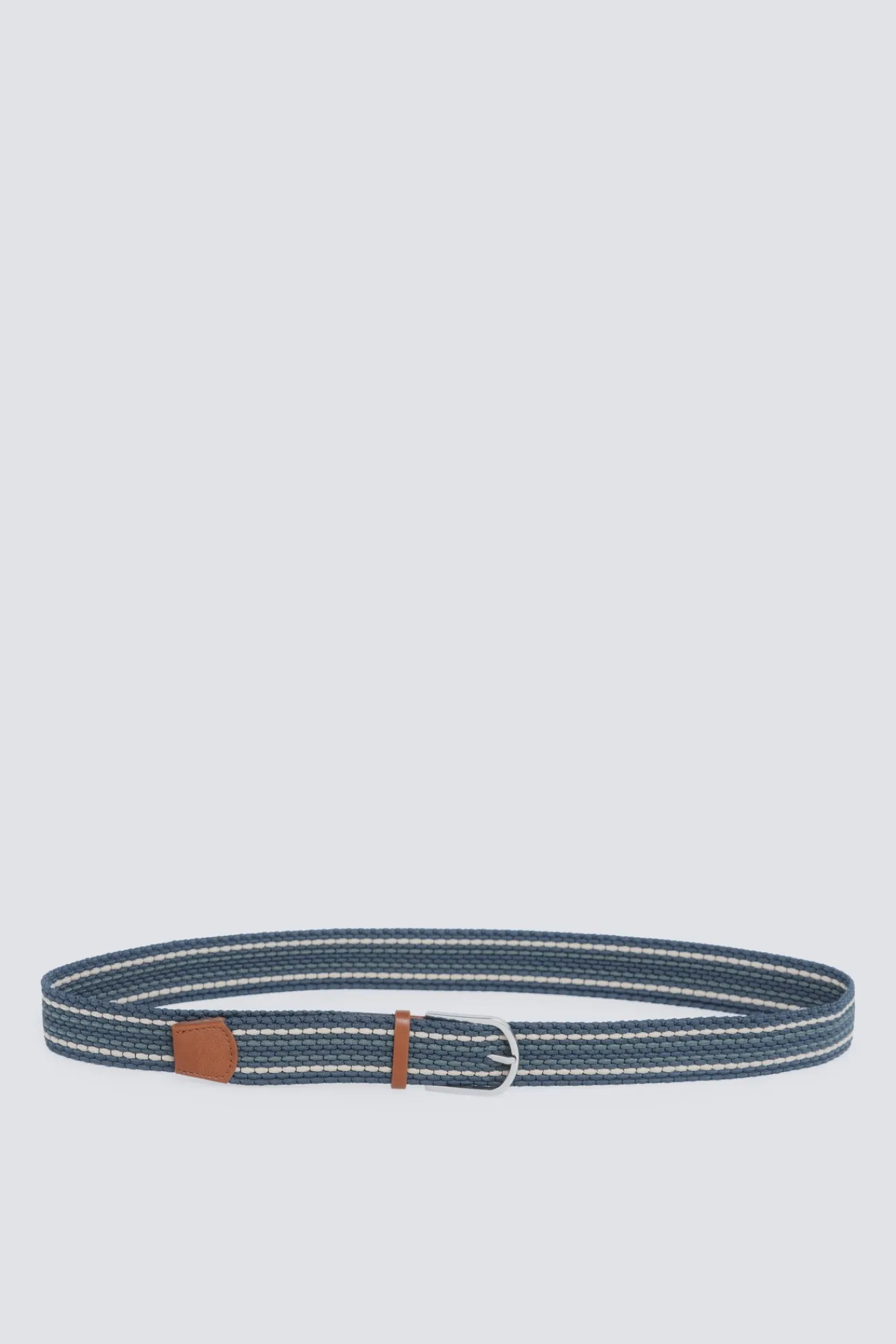 Outlet Springfield Ceinture tressée à rayures bleu