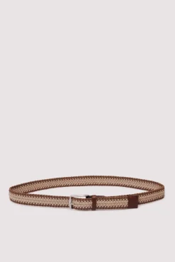 Online Springfield Ceinture tressée bicolore gris