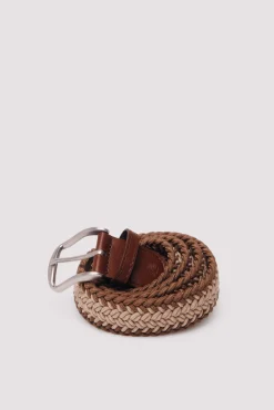 Online Springfield Ceinture tress&eacute;e bicolore gris