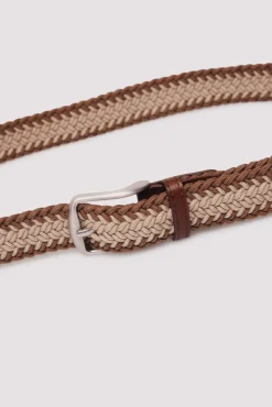 Online Springfield Ceinture tress&eacute;e bicolore gris