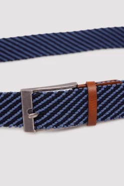 Sale Springfield Ceinture tressée bicolore bleu