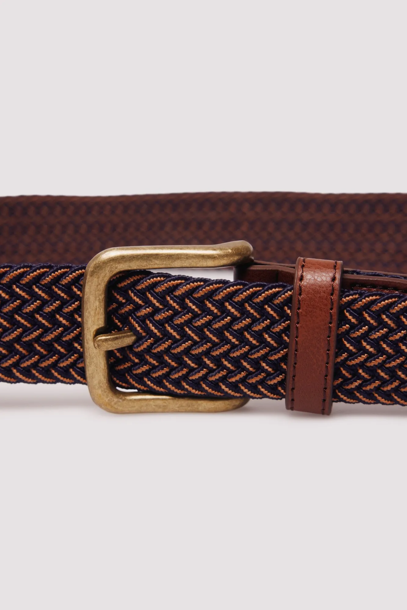 Best Springfield Ceinture tressée multicolore bleu
