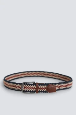 Clearance Springfield Ceinture tressée tricolore bleu