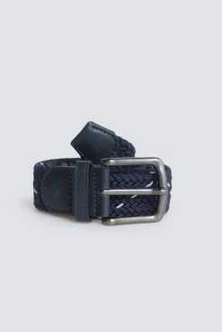 Best Springfield Ceinture tress&eacute;e unie avec croix contrastante