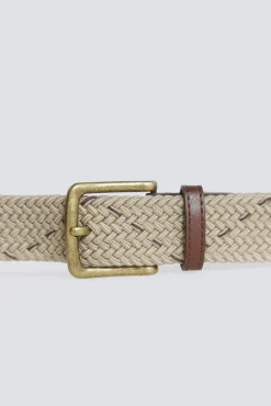 Best Springfield Ceinture tressée unie avec croix contrastante