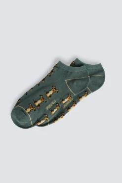 Springfield Chaussette cheville chien bleu