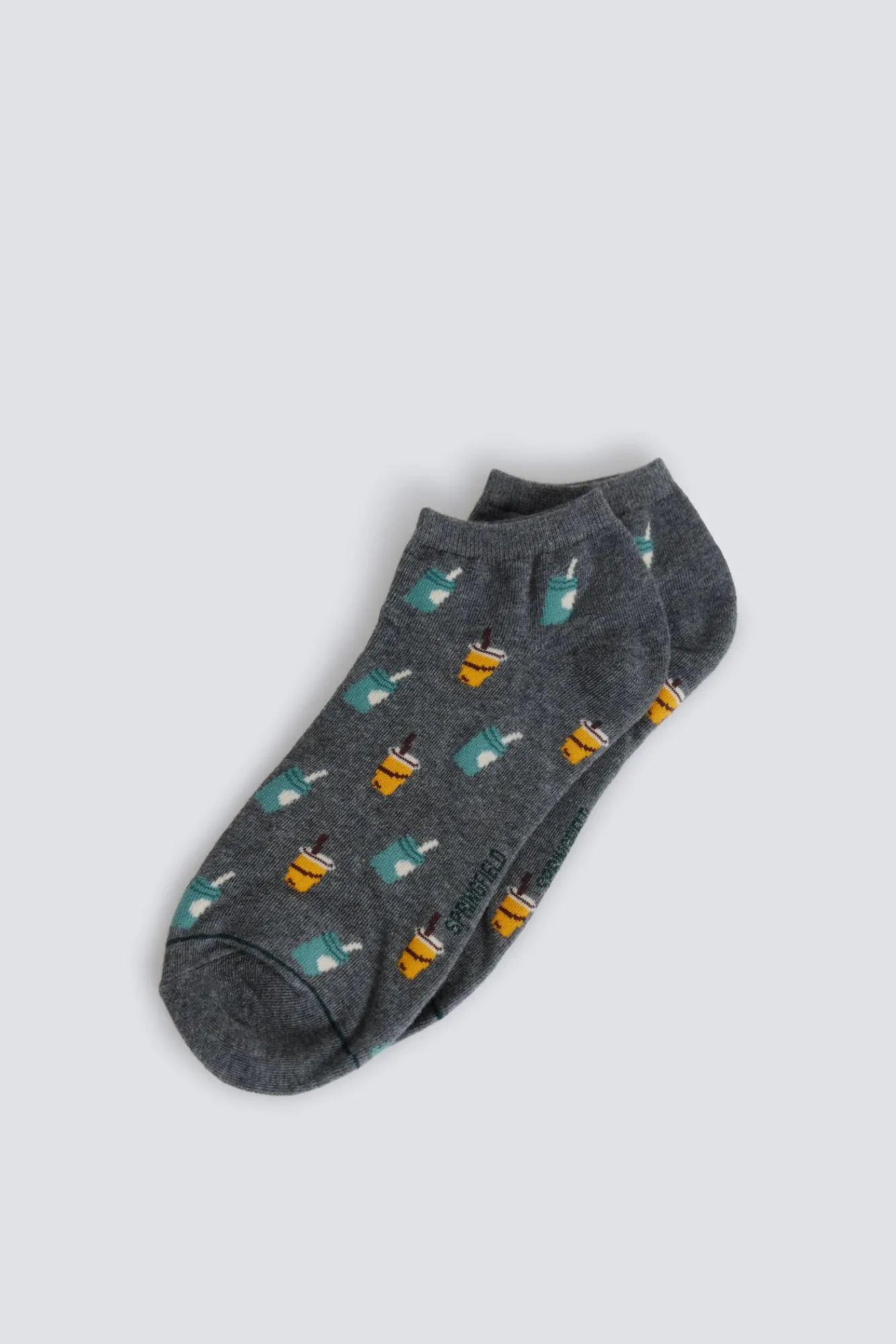 Hot Springfield Chaussette cheville rafraîchissante gris