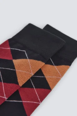 Hot Springfield Chaussette longue &agrave; losanges
