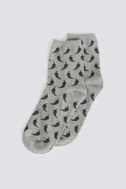 Online Springfield Chaussette longue à motifs poivrons gris